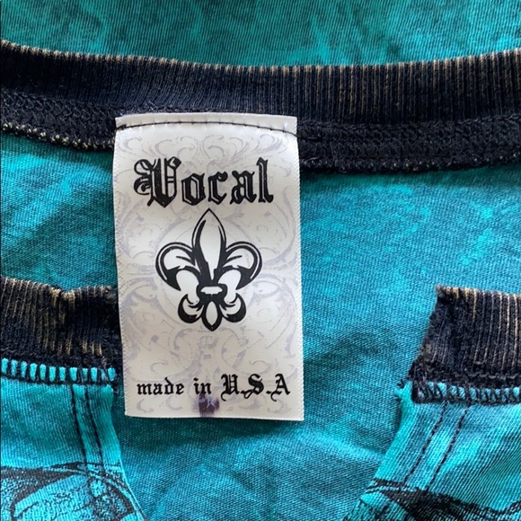 Vocal Embellished Cross Long Sleeve T - Picture 9 of 12